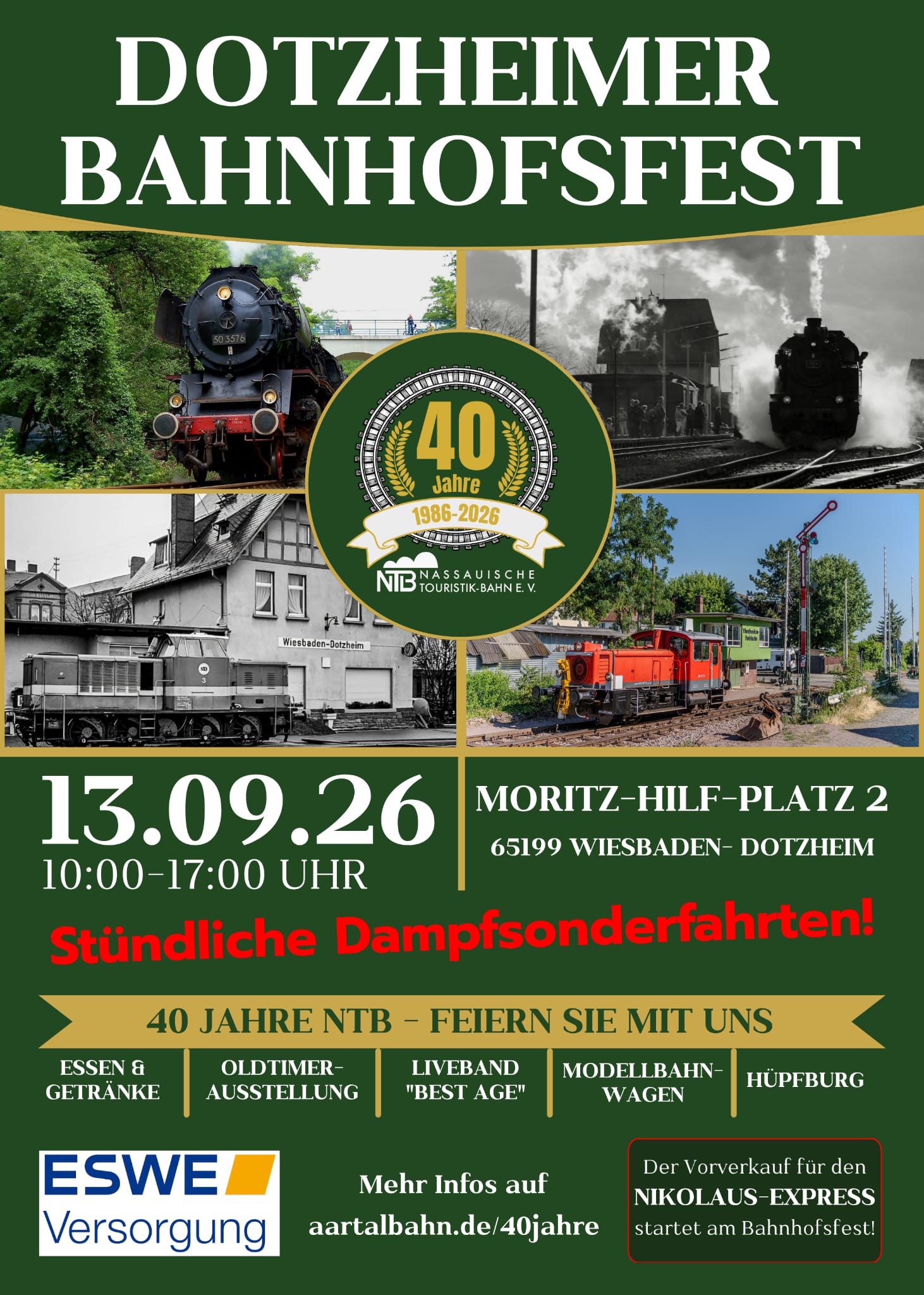 Plakat Bahnhofsfest